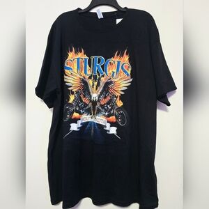 MENS Graphic Tee STURGIS SOUTH DAKOTA. Black. XXL